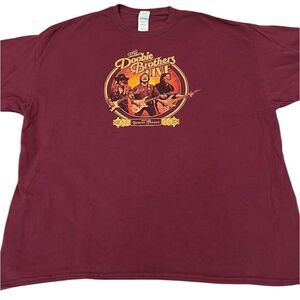 2019 NWOT Doobie Brothers T-shirt silk screen is in excellent condition mens 2XL